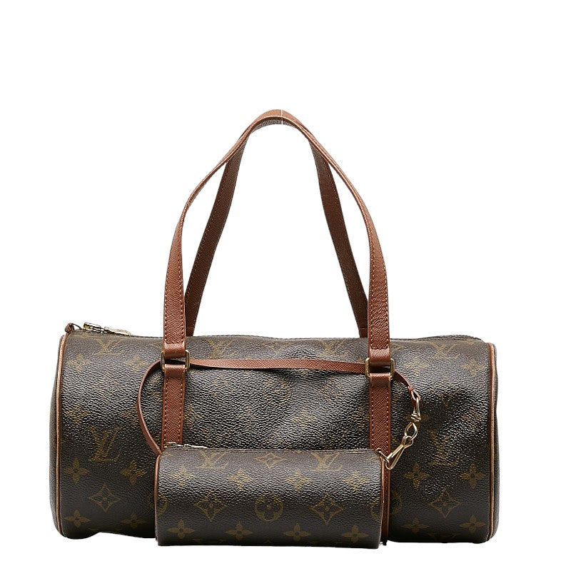Louis Vuitton Monogram Papillon 30 Shoulder Bag M51365 Brown PVC Leather Louis Vuitton