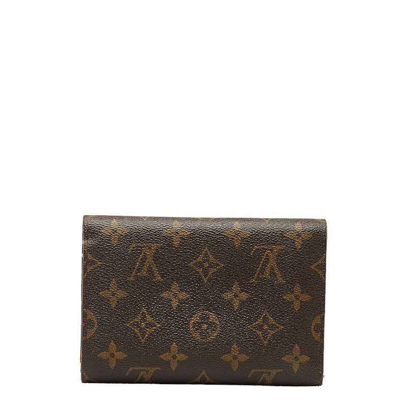 Louis Vuitton Monogram Portraits M61202 Brown PVC Leather Louis Vuitton Long Wallet