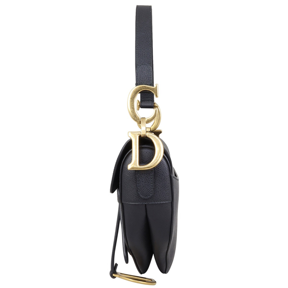 Dior Saddle Bag with Embroidered Shoulder Strap