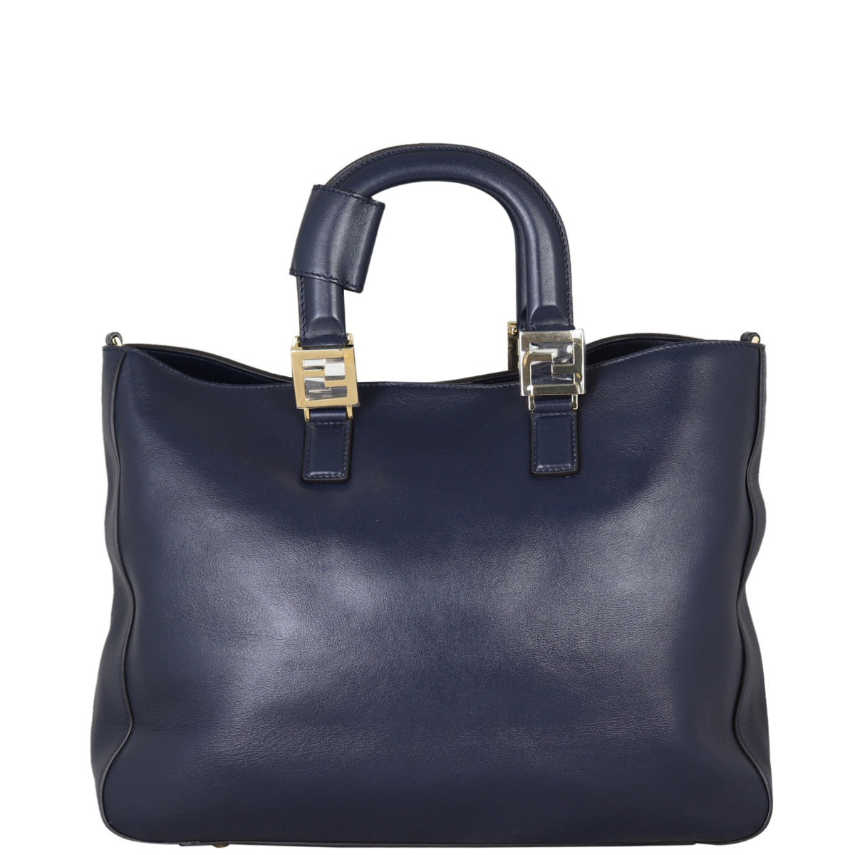 Fendi FF Leather Tote