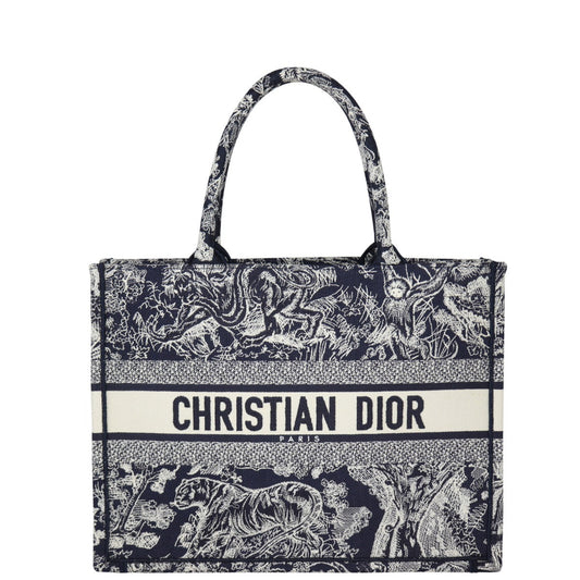 Dior Book Tote Medium Toile de Jouy Reverse