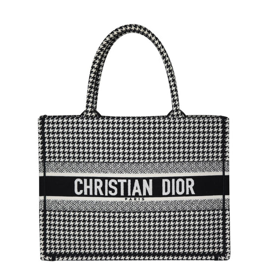 Dior Book Tote Medium Houndstooth