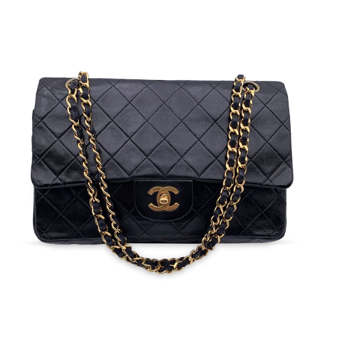 Chanel Black Quilted Timeless Classic 2.55 Shoulder Bag - Rovelle Bags