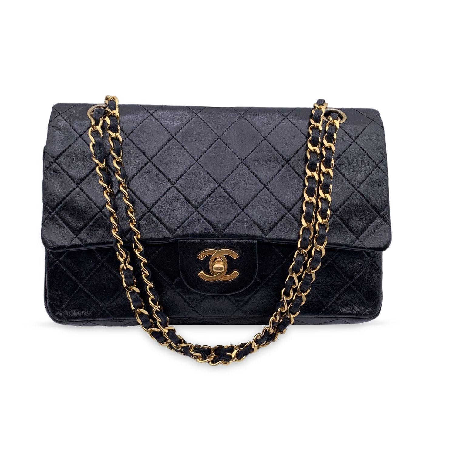 Chanel Black Quilted Timeless Classic 2.55 Shoulder Bag - Rovelle Bags