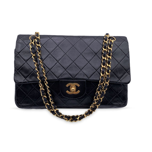 Chanel Black Quilted Timeless Classic 2.55 Shoulder Bag - Rovelle Bags