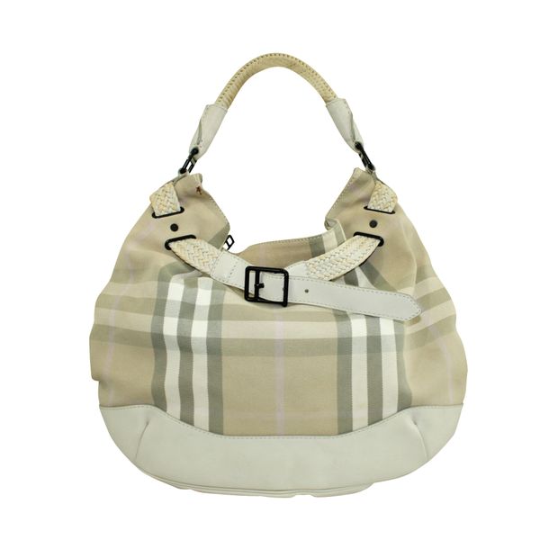 Burberry Large Checked Tote Bag - Rovelle Bags