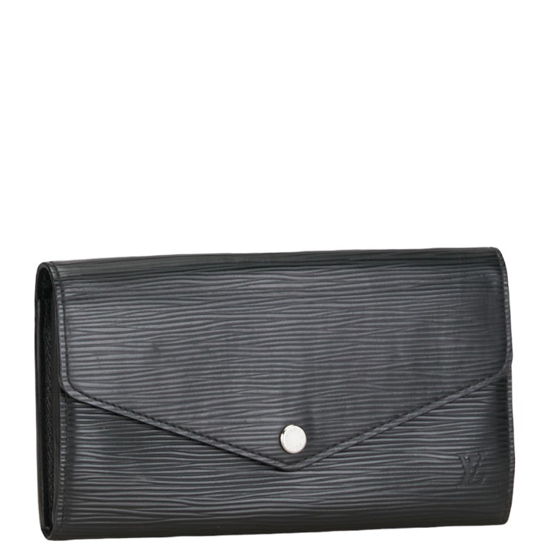 Louis Vuitton Epi Portefolio Sarah Long Wallet M60582 Black Leather Louis Vuitton