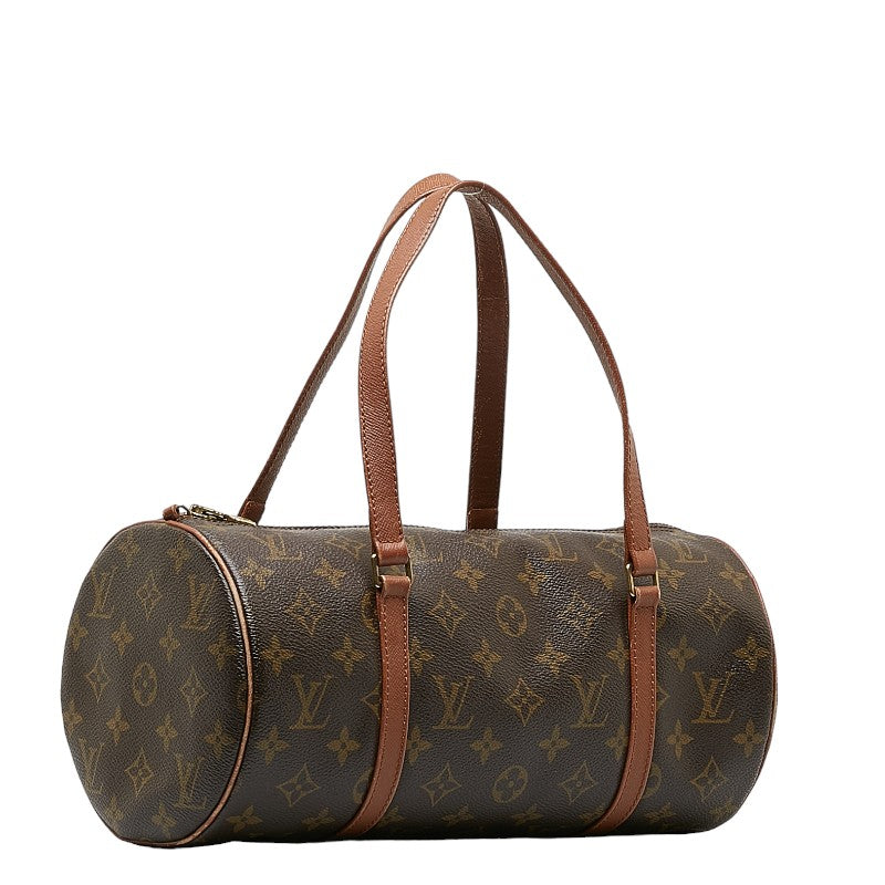 Louis Vuitton Monogram Papillon 30 Shoulder Bag M51365 Brown PVC Leather Louis Vuitton