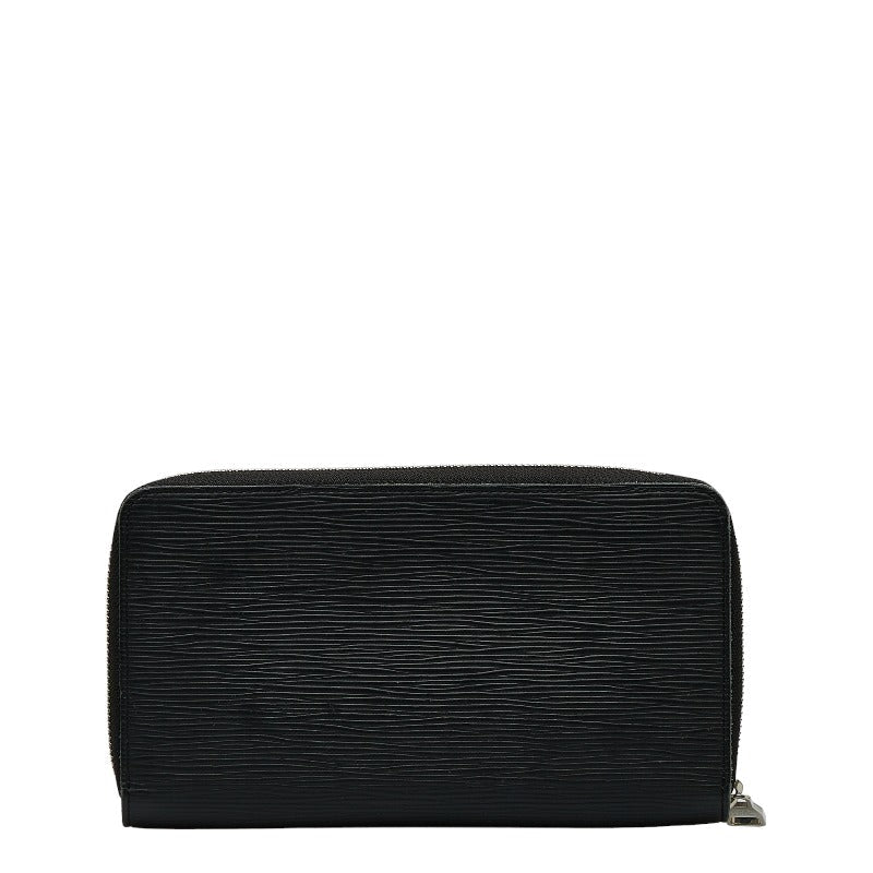 Louis Vuitton Epic Zippie Organizer Round Long Wallet M63852 Noir Black Leather Louis Vuitton