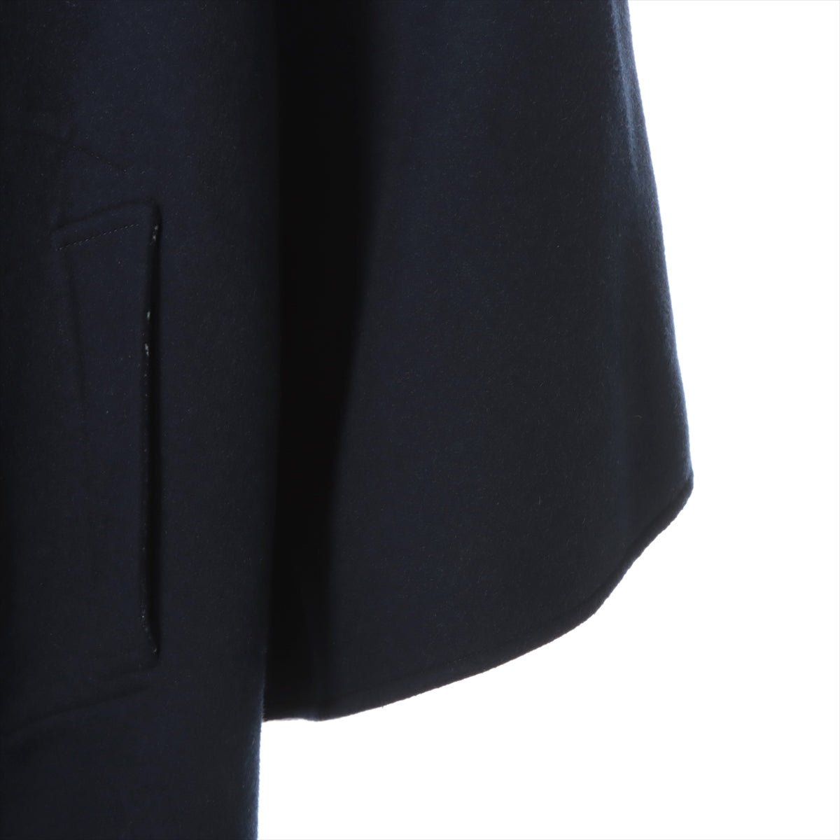 Louis Vuitton 22SS Wool Cape TU Navy RW221W Reverseible Machina Monogram