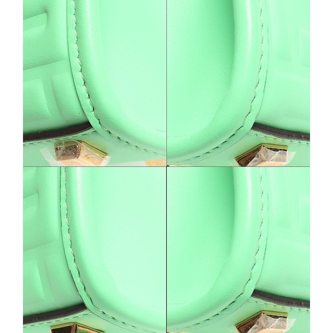 Fendi Zucca FF Top Handle Bag Small 2023 - Green Handle Bags IT5Z347KC7GQ