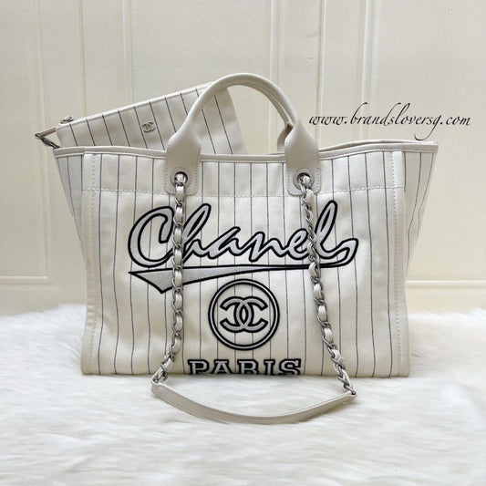Chanel Medium / Large Deauville Tote Tote Bag - Rovelle Bags