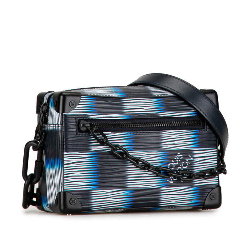 Louis Vuitton Damier Rush Epi Mini St Tank Chain Shoulder Bag M23728 Black White Leather Louis Vuitton