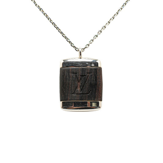Louis Vuitton M65372 Silver Brown Metal Wood Louis Vuitton