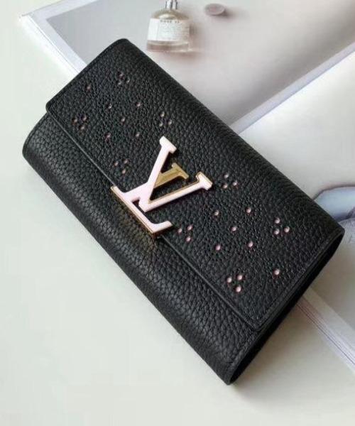 Louis Vuitton Compact Wallet Taurillion Leather Noir