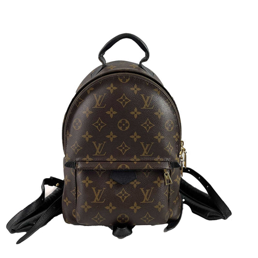 LOUIS VUITTON Monogram Canvas Palm Springs PM Brown Backpack