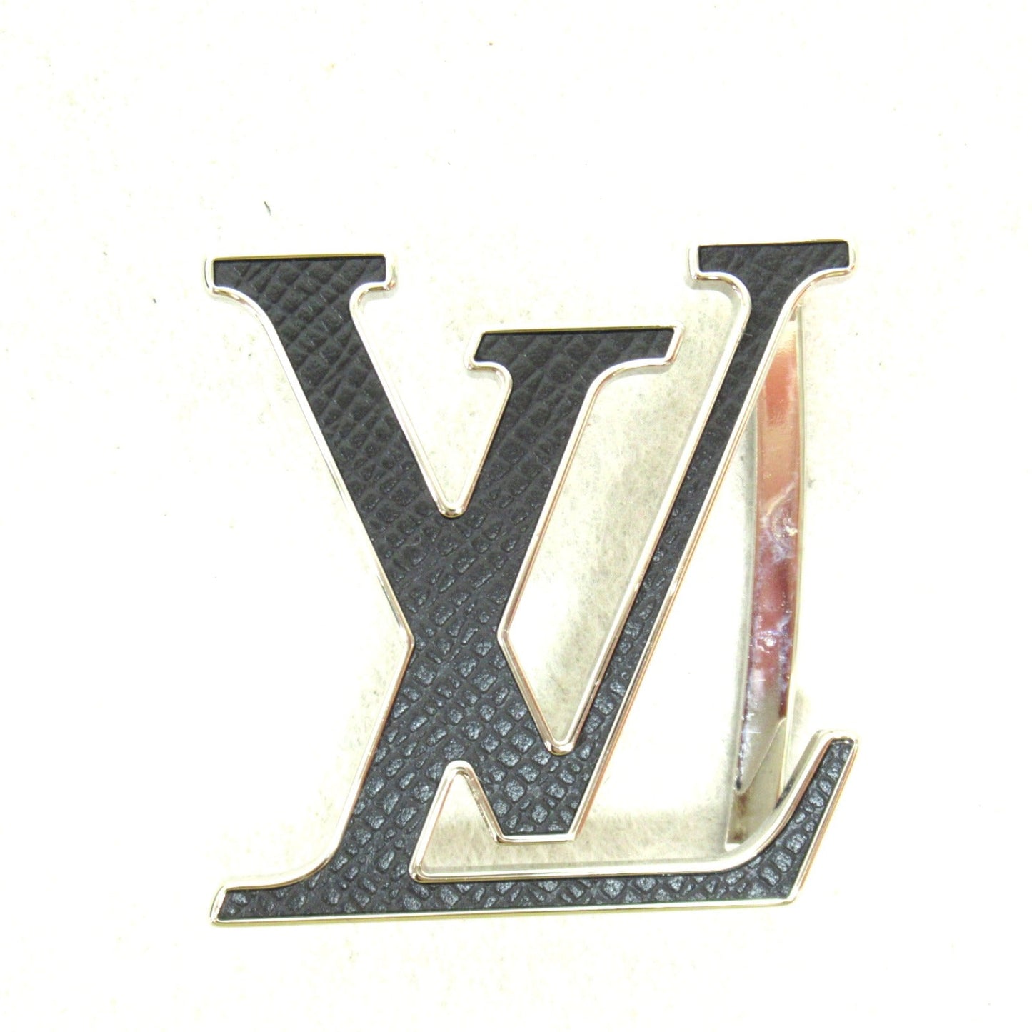 Louis Vuitton LOUIS VUITTON Belt LV Belt PVC Canvas Leather Mens Black M0157