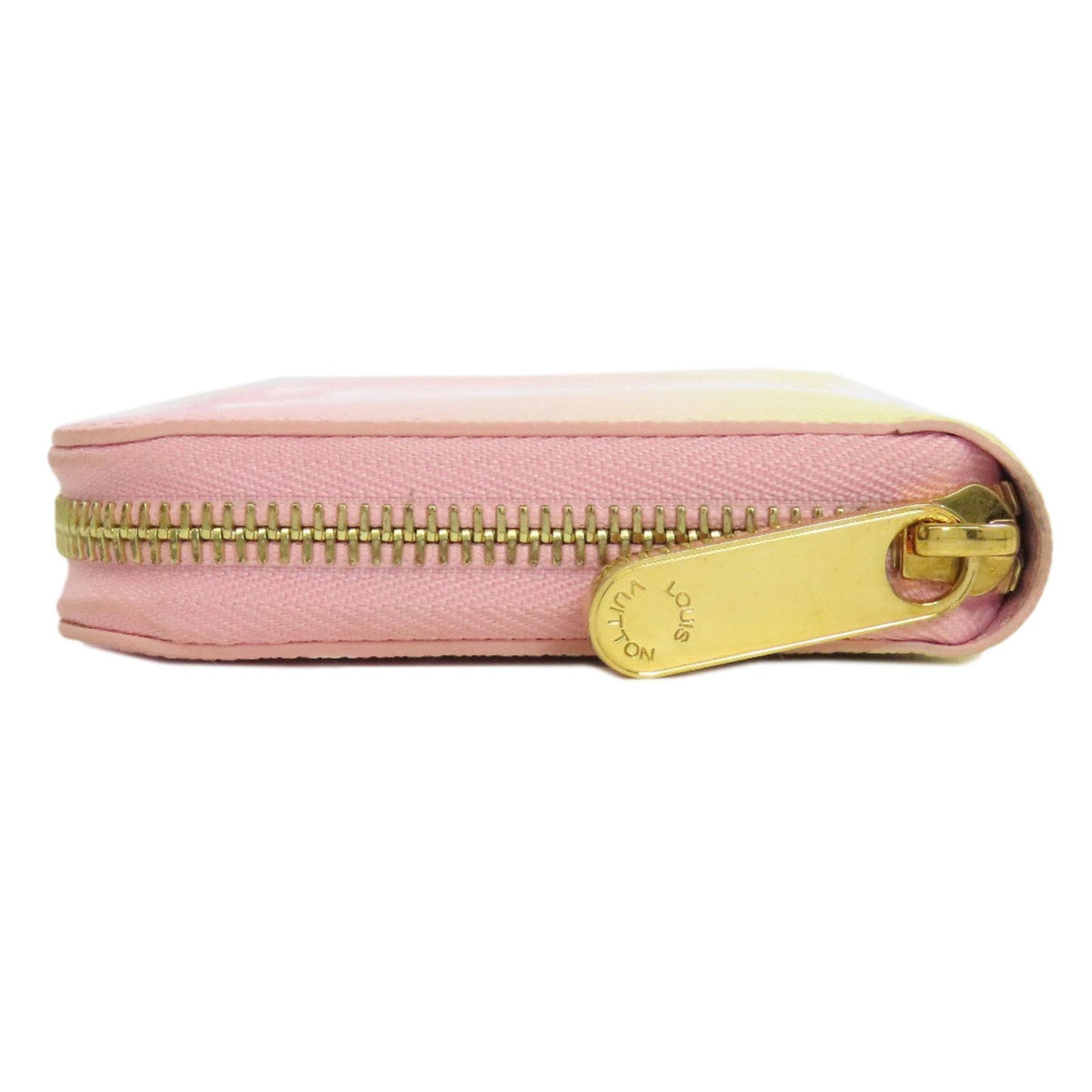 Louis Vuitton Monogram pink yellow Monogram Long Wallet (Bi-Fold)