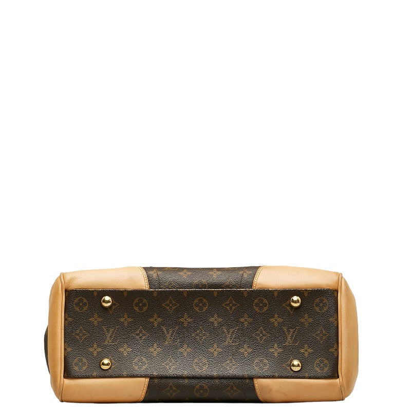 Louis Vuitton Monogram Beverly GM Handbag M40120 Brown PVC Leather Louis Vuitton