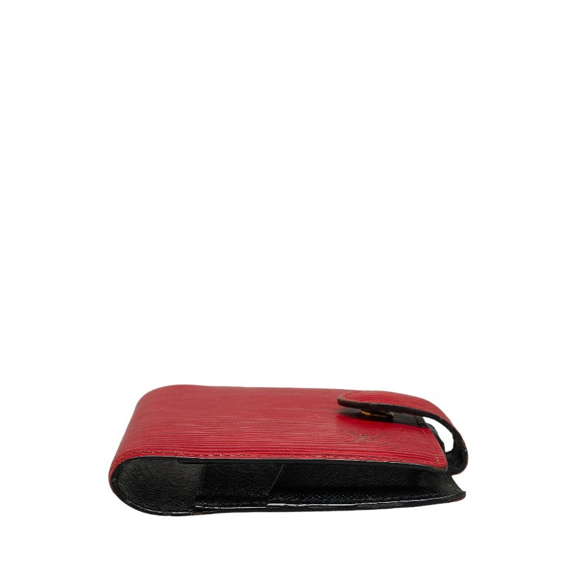 Louis Vuitton Epic Miniature Handbook Cover R20077 Castilian Red Noir Leather Louis Vuitton