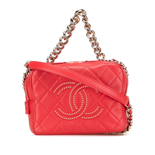 Chanel Matelassé Lambskin Chain Shoulder Bag - Rovelle Bags