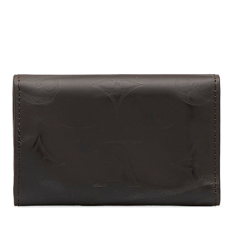 Louis Vuitton Monogram Glass Multicle 6 Keycase M66430 Brown Leather Louis Vuitton