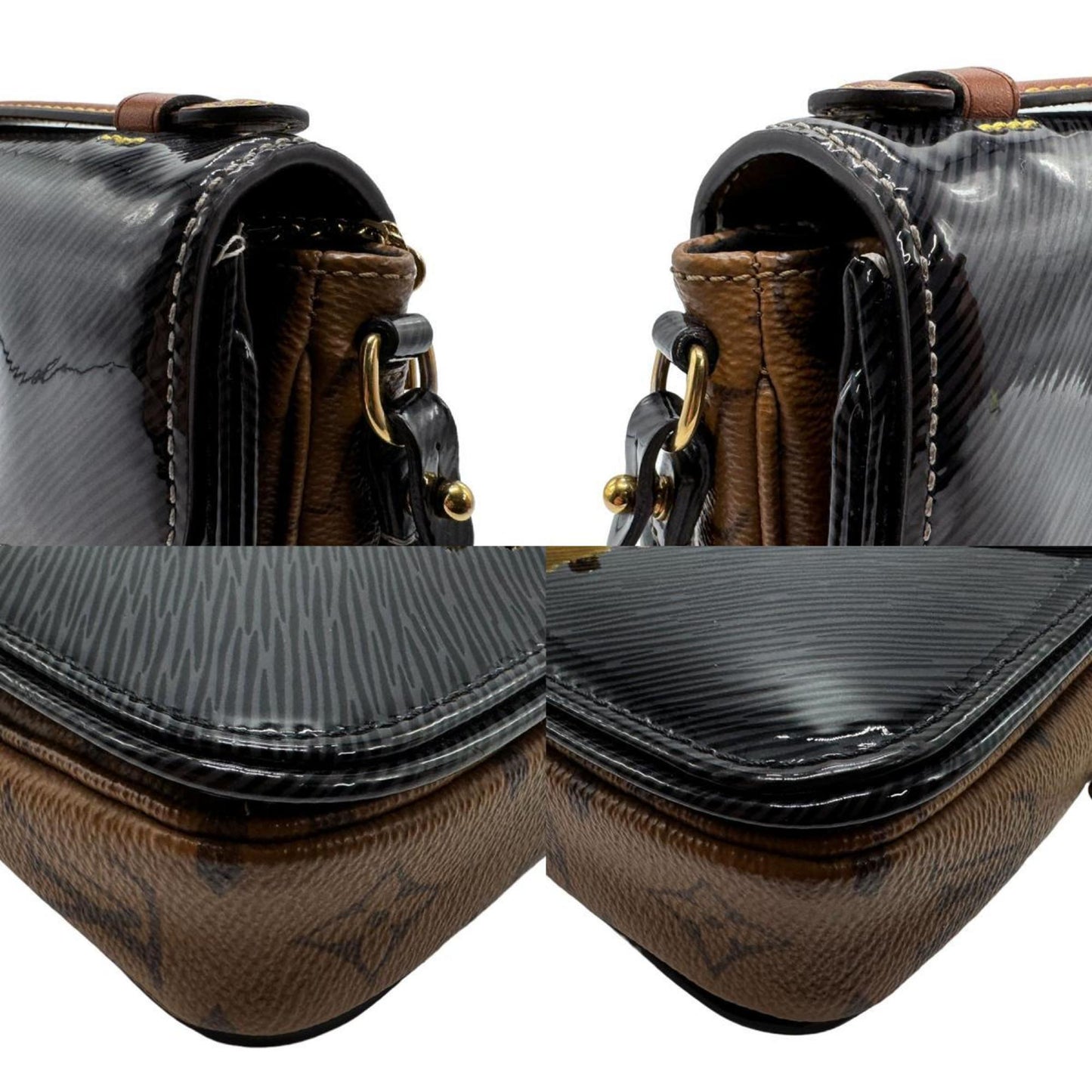 Louis Vuitton Monogram Reverse Pvc Pochette Shoulder Bag