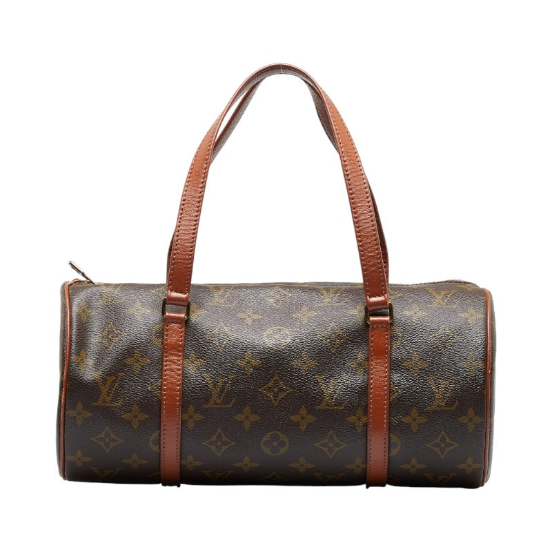 Louis Vuitton Monogram Papillon 30 Handbag M51385 Brown PVC Leather Louis Vuitton