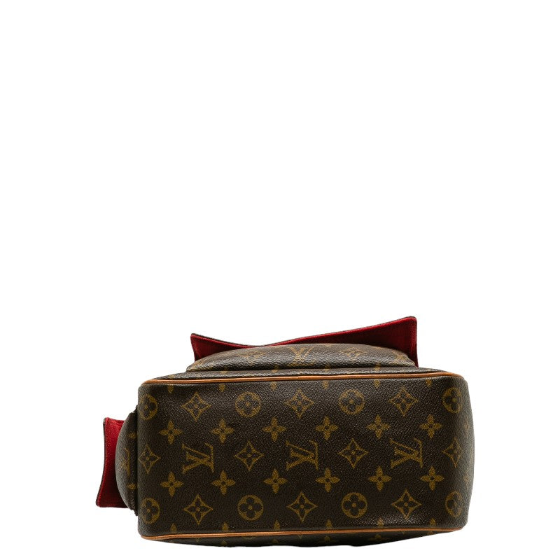 Louis Vuitton Monogram Exantry City Handbag M51161 Brown PVC Leather Louis Vuitton