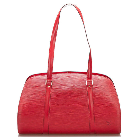 Louis Vuitton Louis Vuitton M42867 Boston Bag Leather Castilian Red