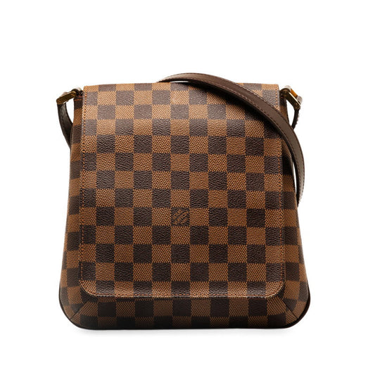 Louis Vuitton Louis Vuitton Musée Salsa Longsher N51300 Brown PVC Leather Louis Vuitton