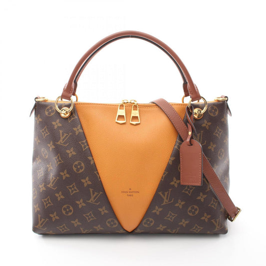 Louis Vuitton Monogram Saffron Coated Canvas Leather Handbag