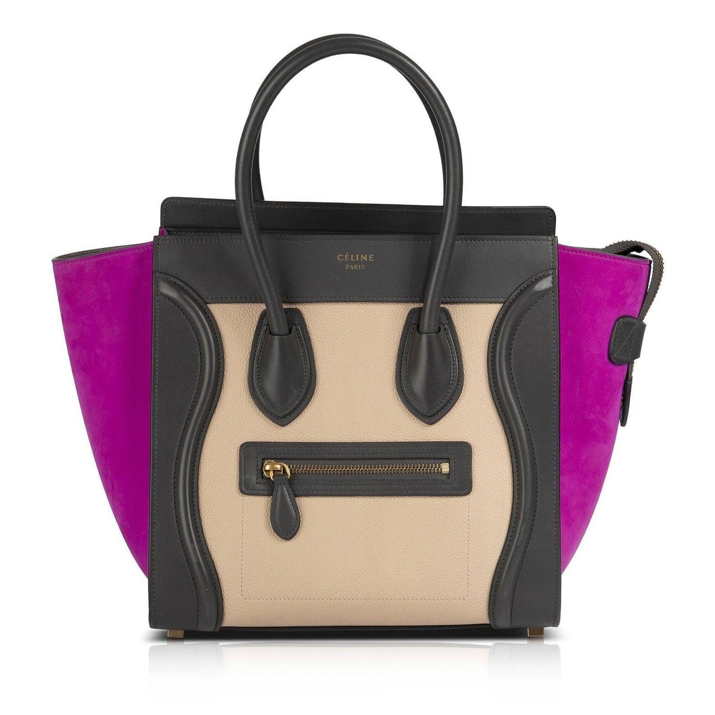 Celine Tricolor Micro Luggage Tote