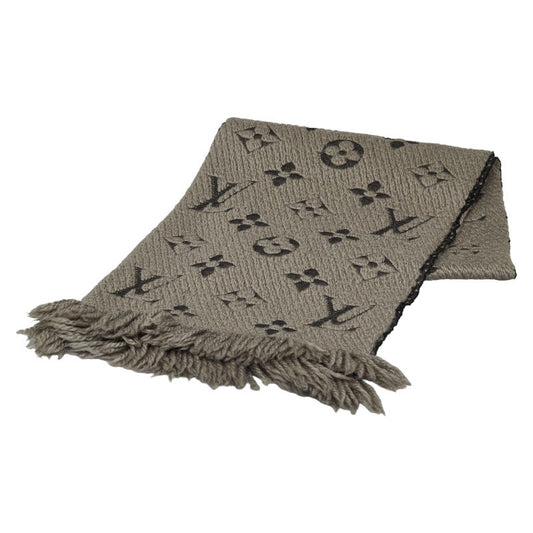 Louis Vuitton Louis Vuitton 413287 Maffler wool/silk grey
