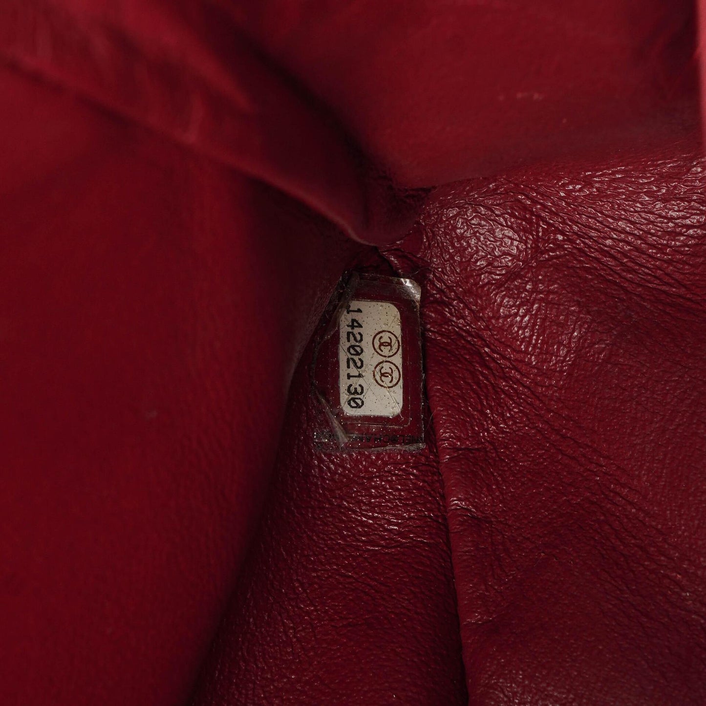Chanel 2.55 226 Reissue Red Crinkled Patent Leather Flap Bag With Ruthenium Hardware