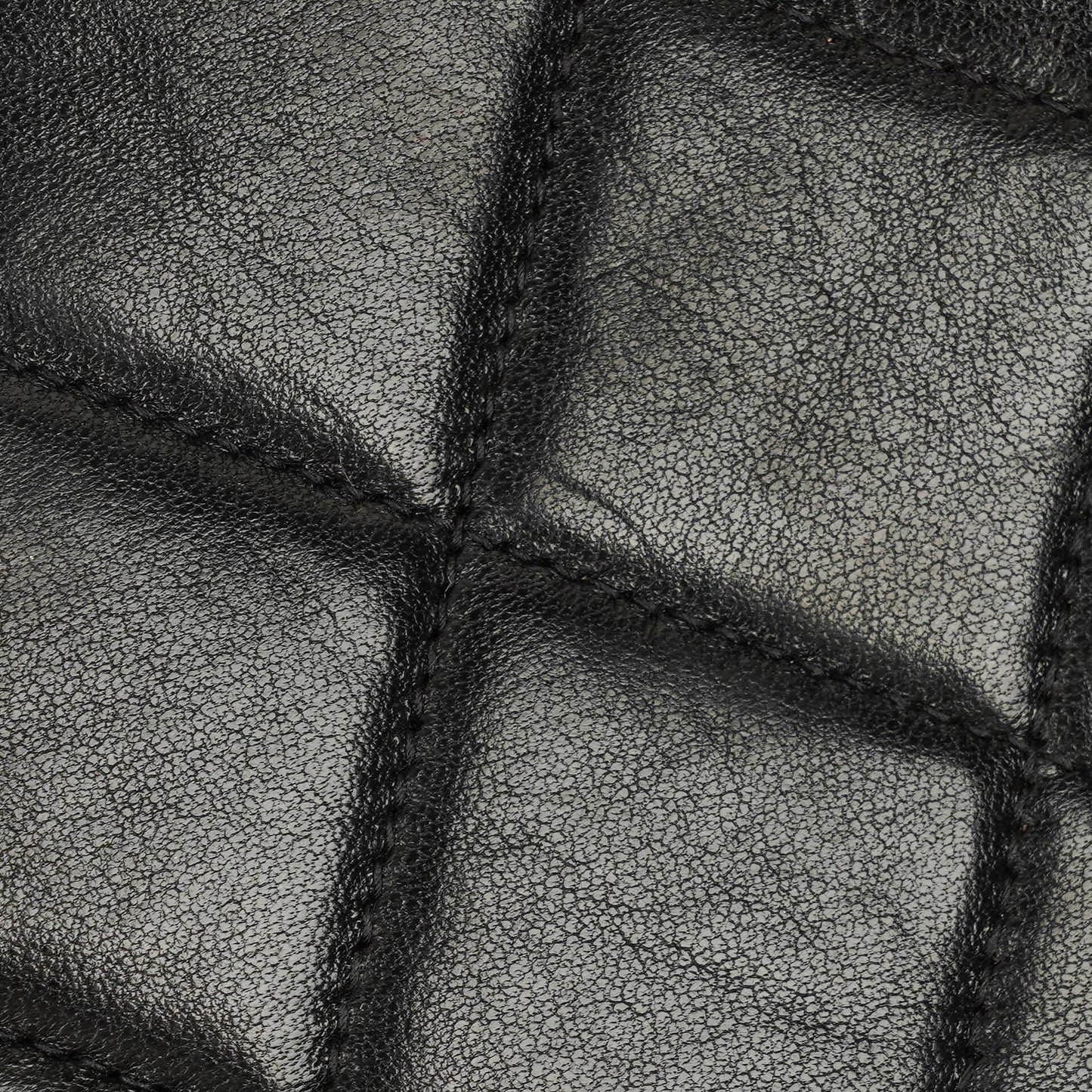 Chanel 2.55 Black Quilted Lambskin Top Handle Flap Bag