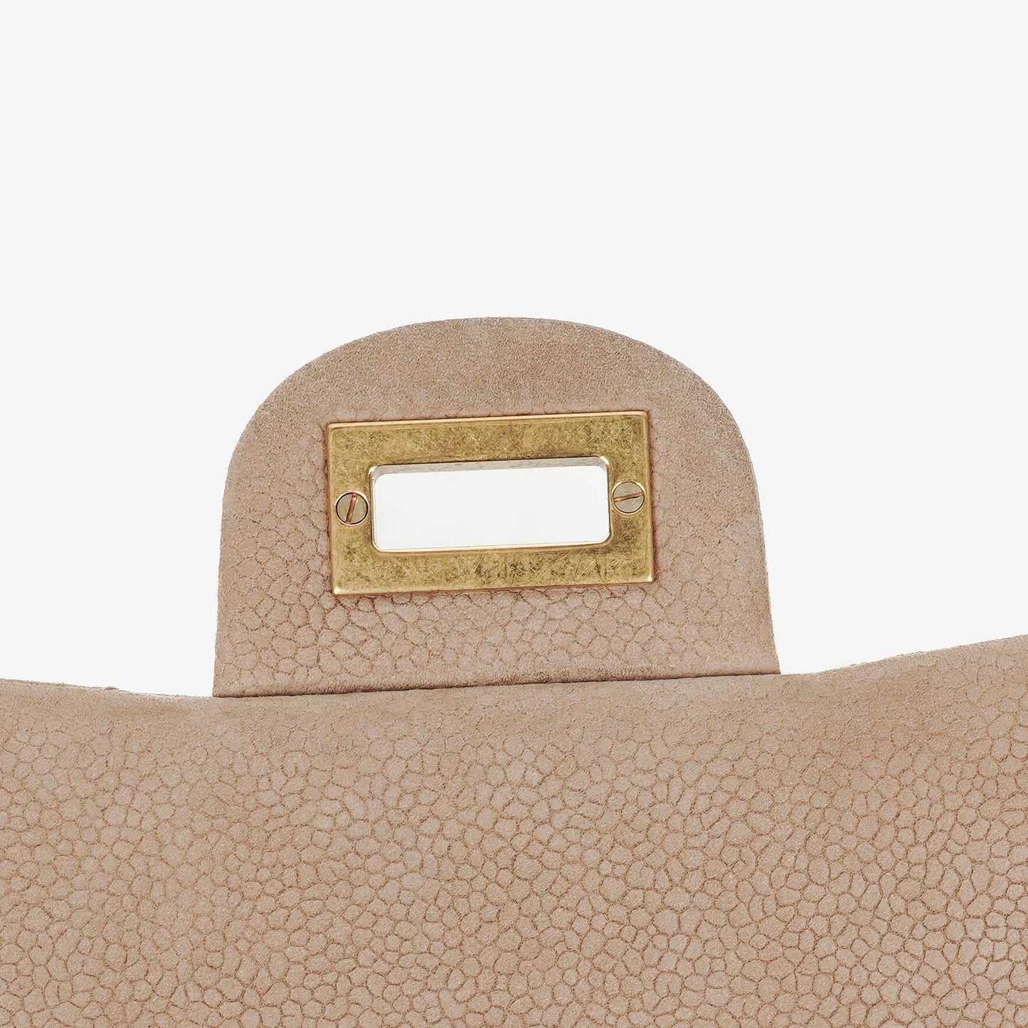 Chanel 2.55 Reissue 227 Flap Bag Beige Quilted Caviar With Gold-Tone Hardware