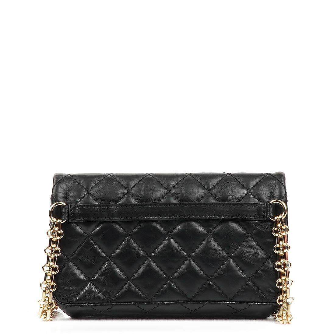 Chanel 2.55 Reissue Black Quilted Aged Calfskin Flap Belt Bag