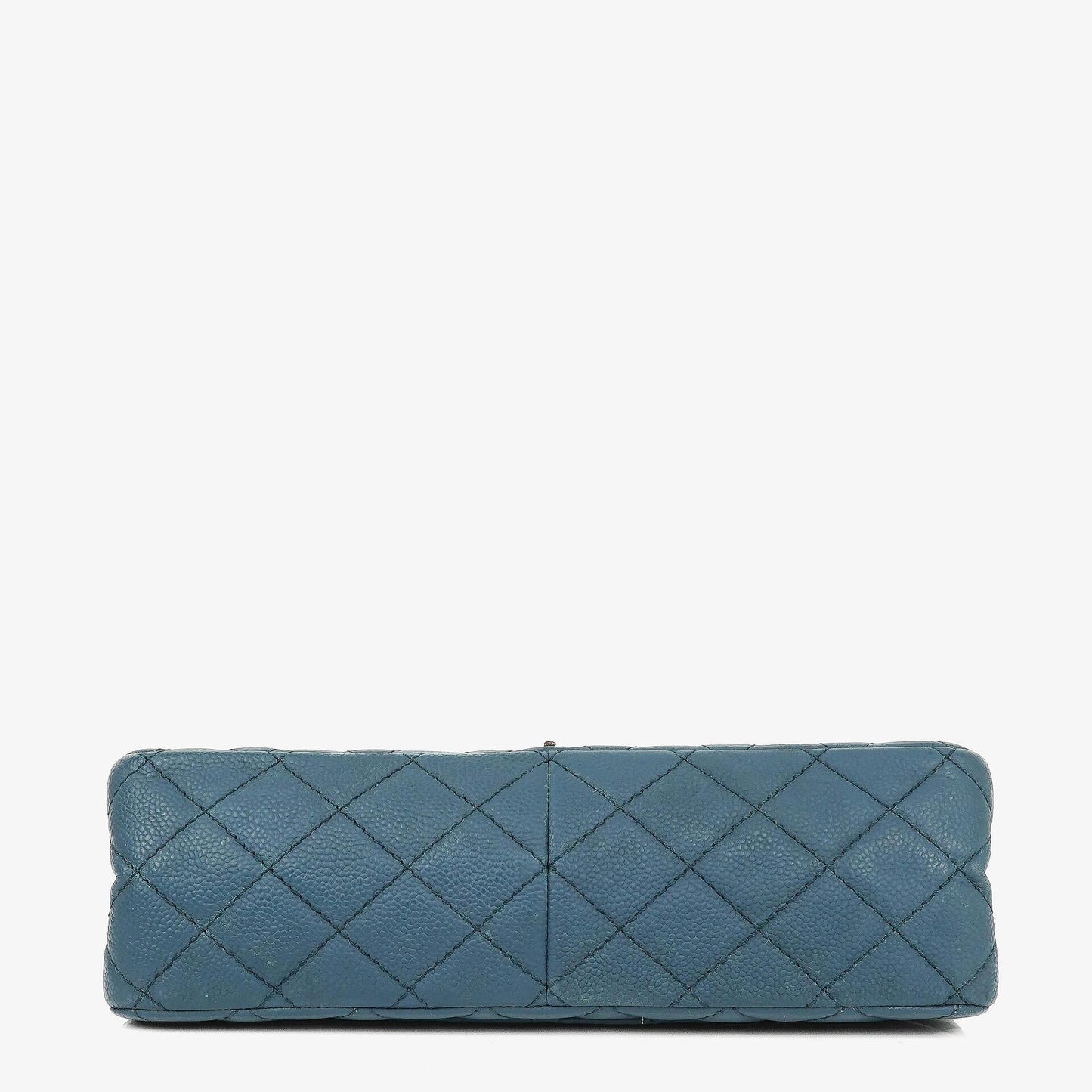 Chanel 2.55 Reissue Blue Caviar Quilted Leather Double Flap Bag With Ruthenium Hardware