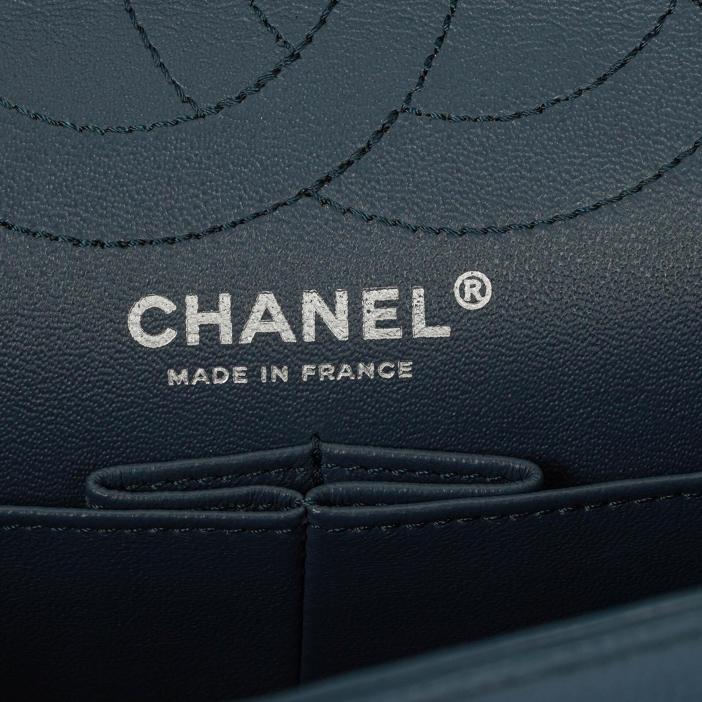 Chanel 2.55 Reissue Blue Caviar Quilted Leather Double Flap Bag With Ruthenium Hardware