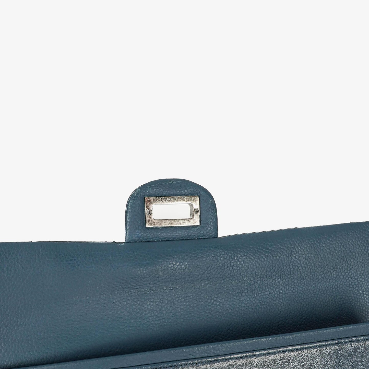 Chanel 2.55 Reissue Blue Caviar Quilted Leather Double Flap Bag With Ruthenium Hardware