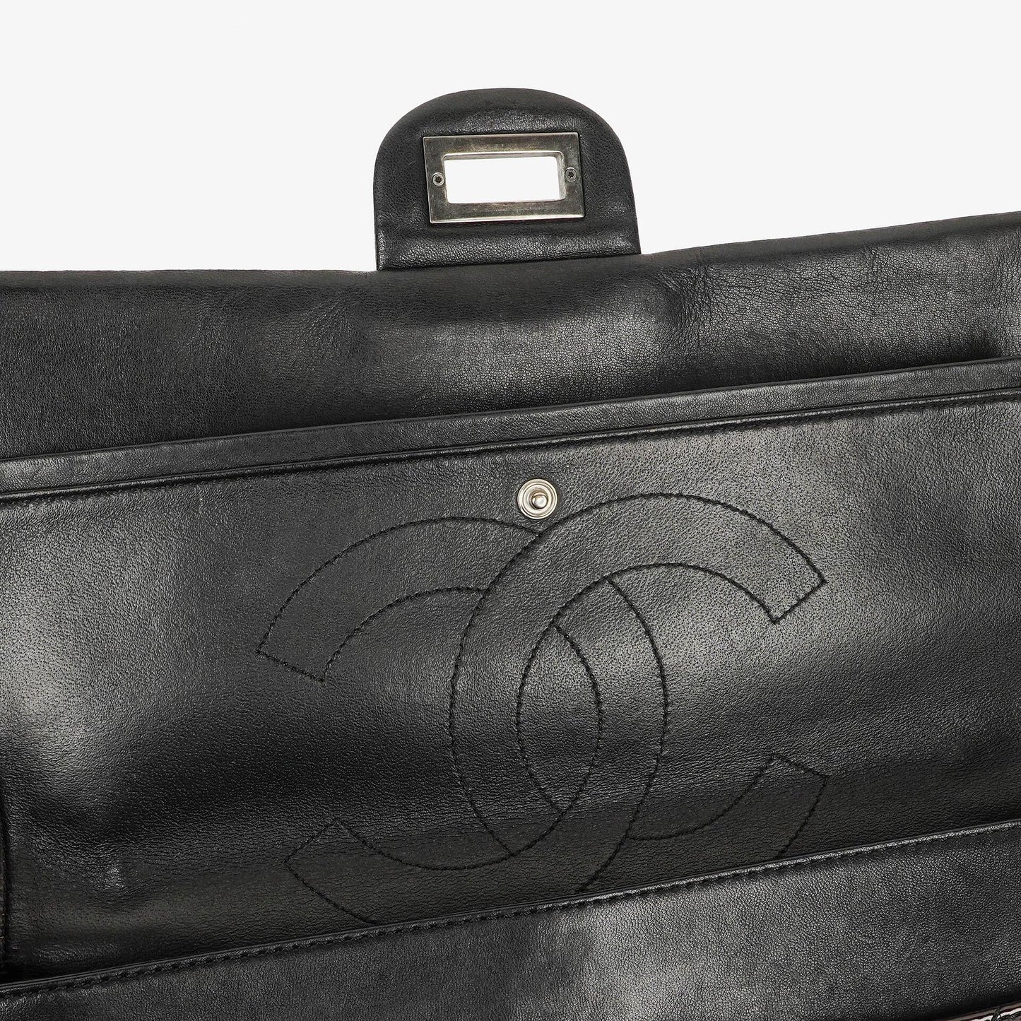 Chanel 2.55 Reissue Double Flap Patent Leather 227 With Ruthenium Hardware