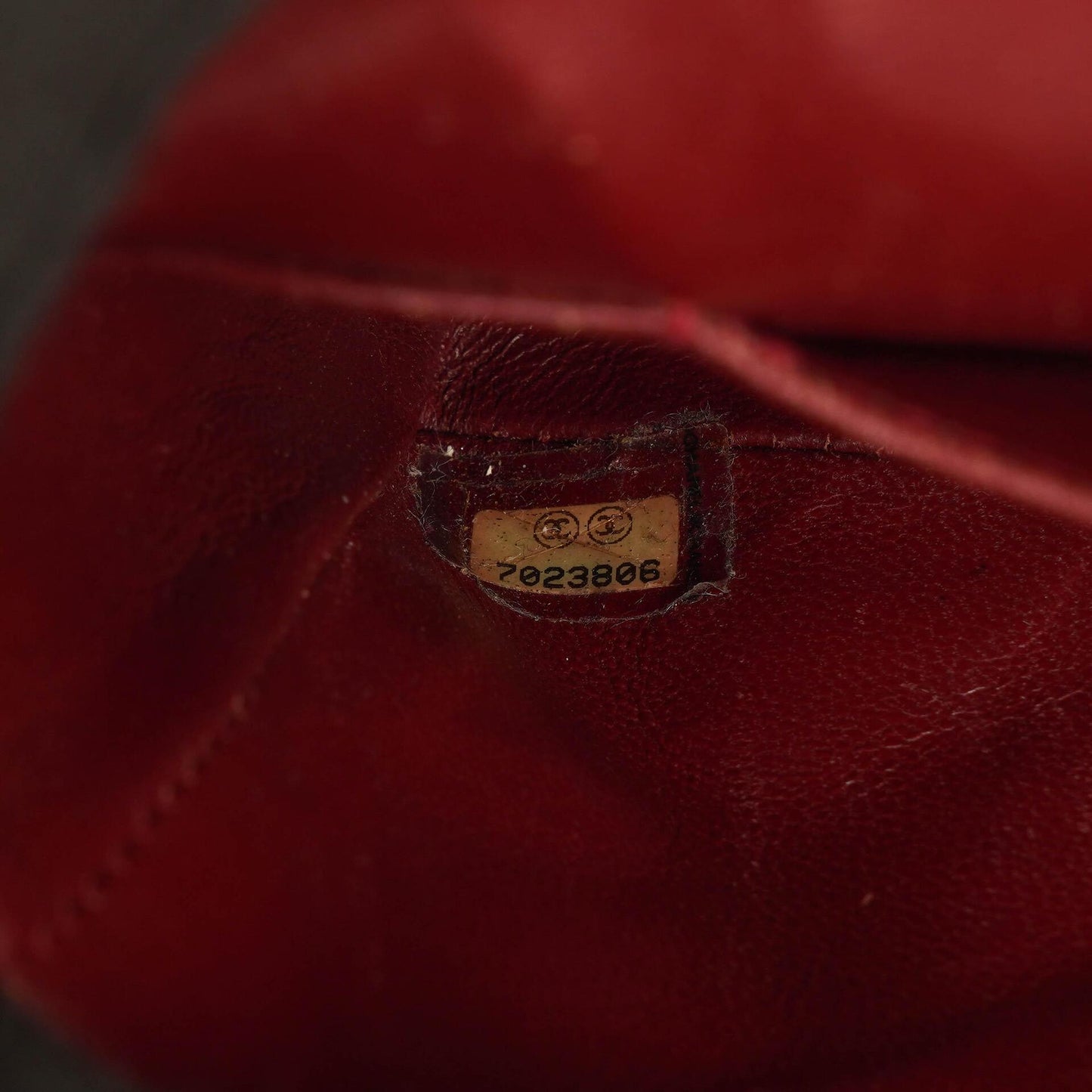 Chanel 2.55 Reissue East West Red Patent Jersey Quilted Flap Bag