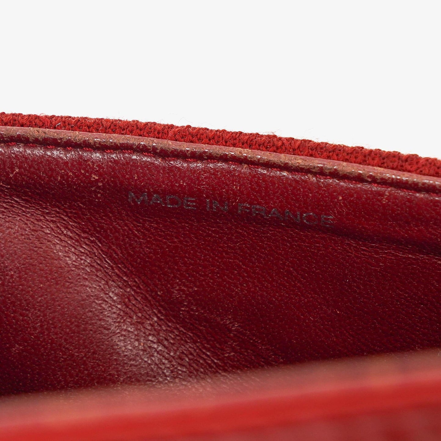 Chanel 2.55 Reissue East West Red Patent Jersey Quilted Flap Bag