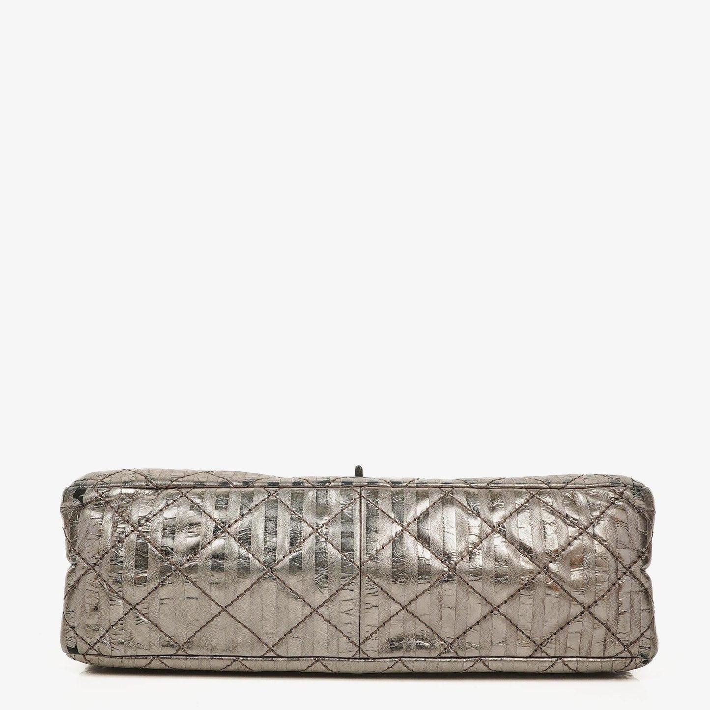 Chanel 2.55 Reissue Metallic Bronze Calfskin Striped 226 Flap Bag