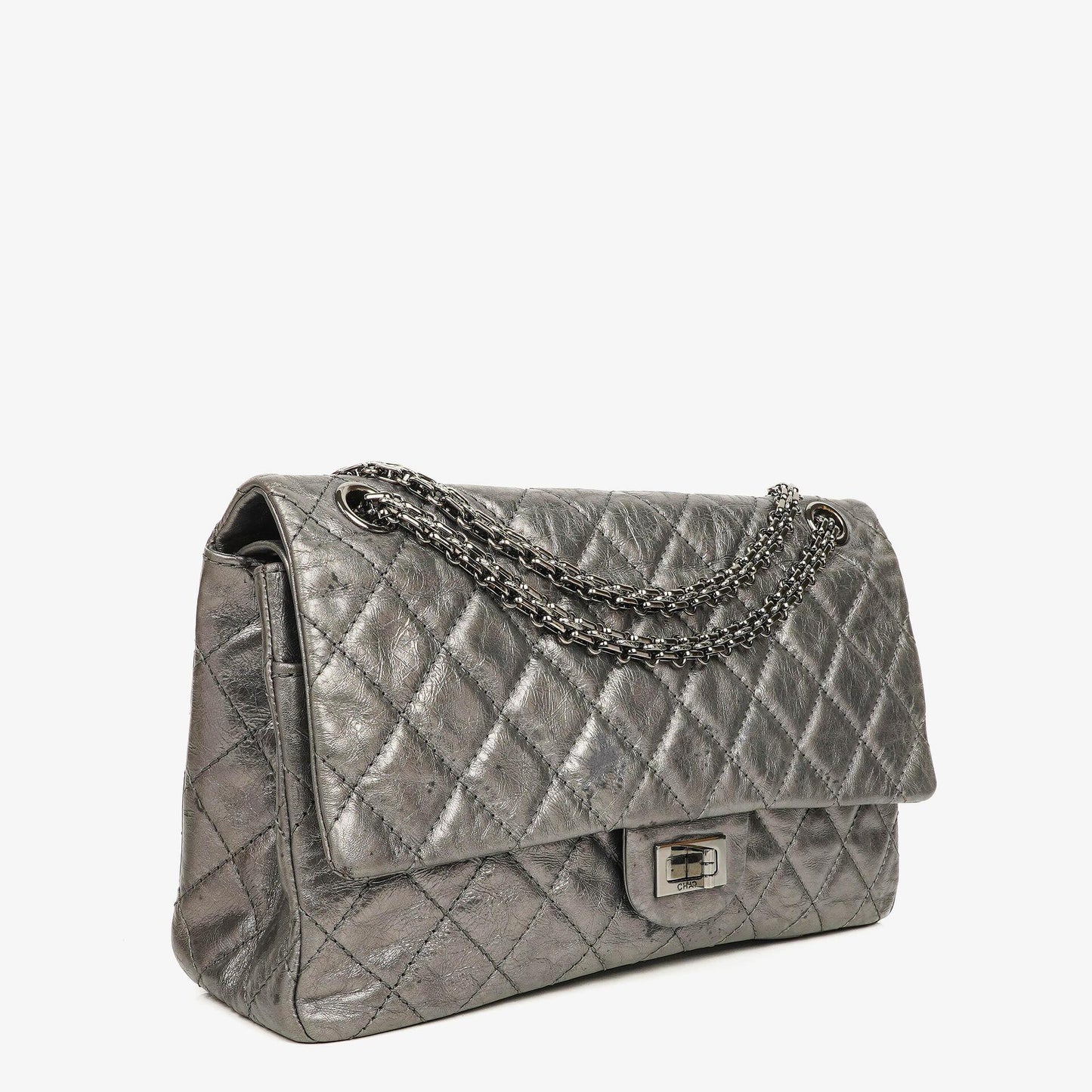 Chanel 2.55 Reissue Metallic Crey Calfskin 226 Flap Bag