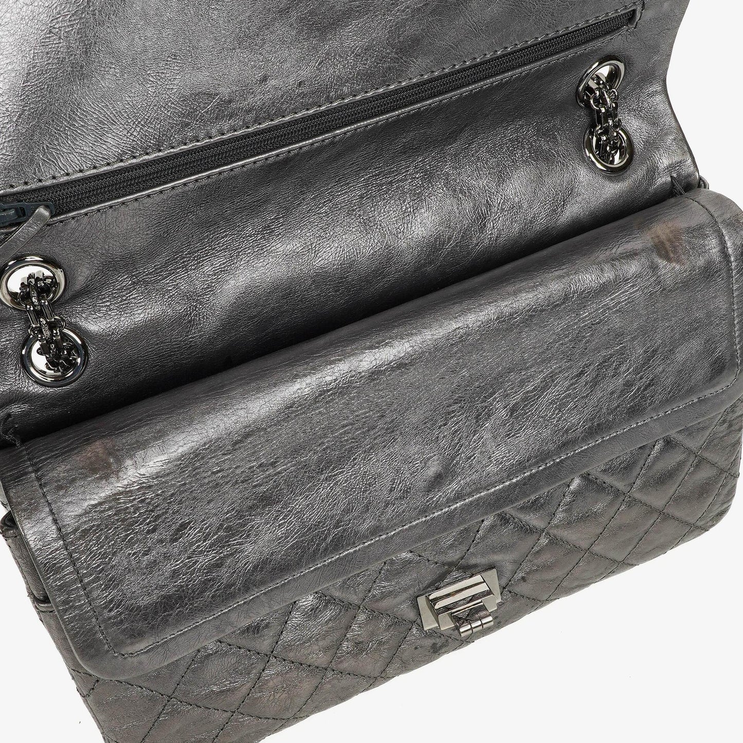 Chanel 2.55 Reissue Metallic Crey Calfskin 226 Flap Bag