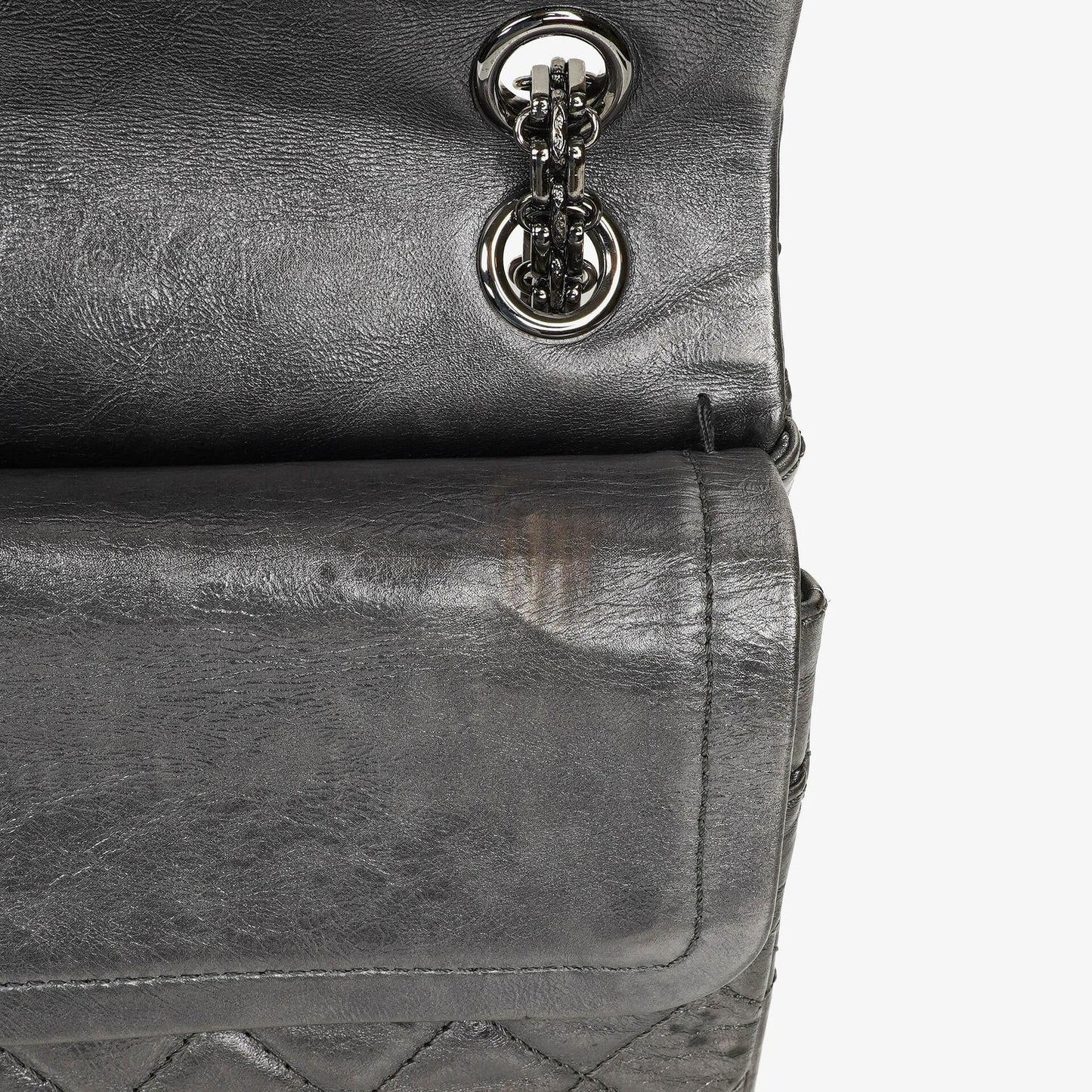 Chanel 2.55 Reissue Metallic Crey Calfskin 226 Flap Bag