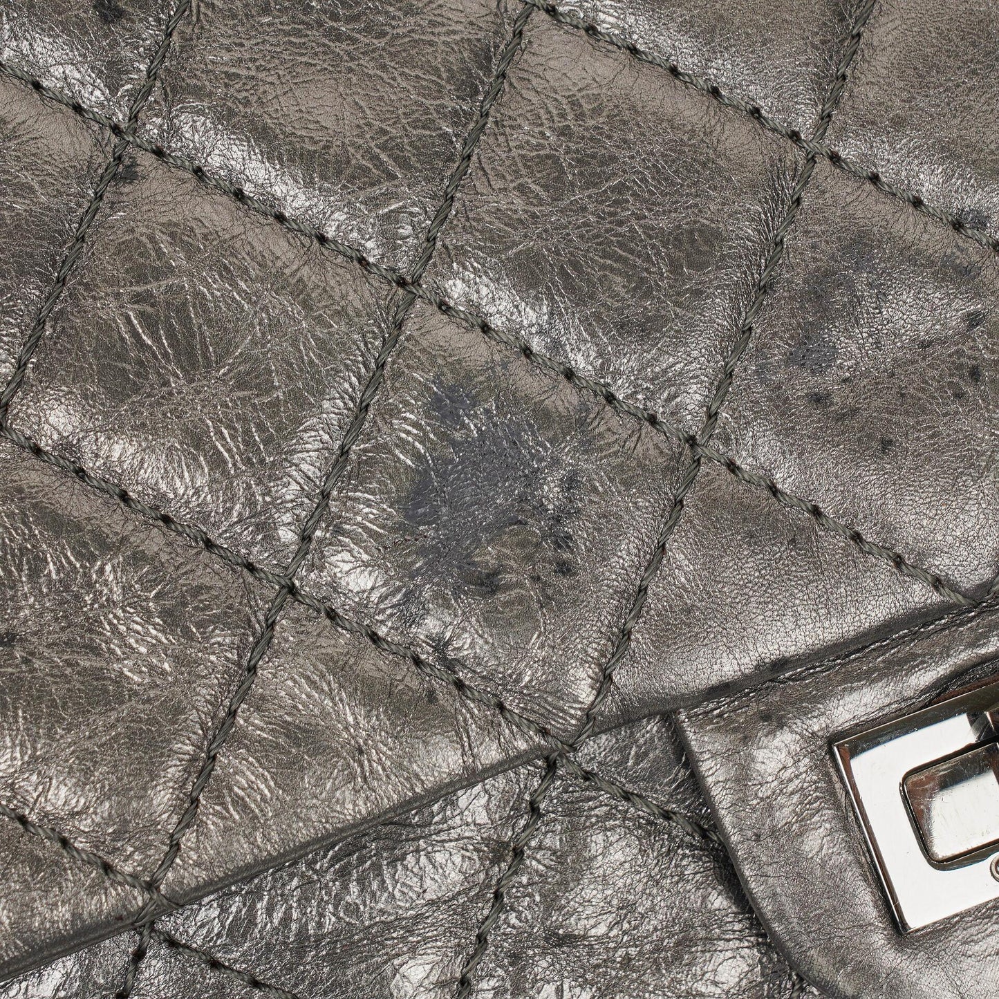 Chanel 2.55 Reissue Metallic Crey Calfskin 226 Flap Bag