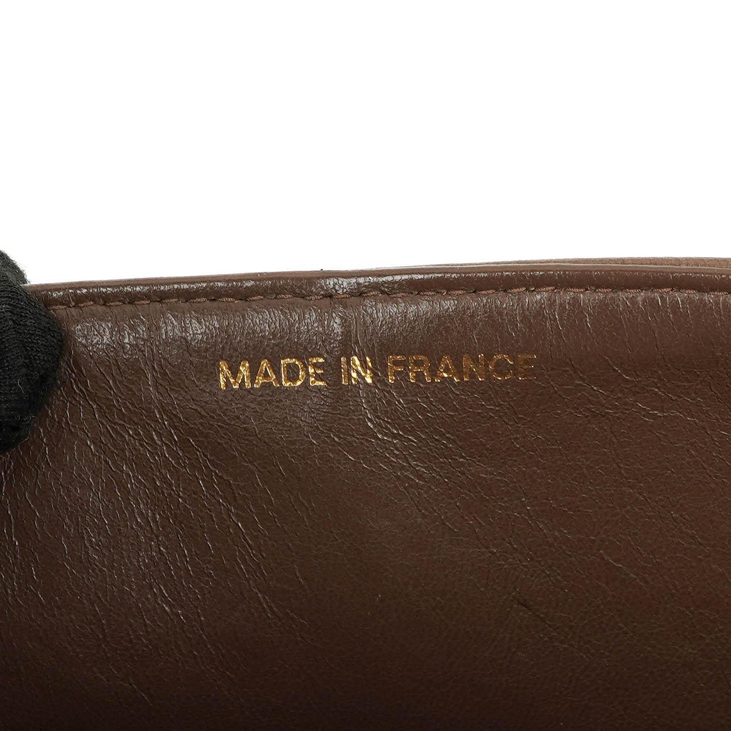 Chanel Small Clasic Double Flap Brown Quilted Lambskin 24K Gold-Plated Hardware